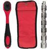 SET CHIAVE A CRICCHETTO 1/2'' 6 BUSSOLE 10-19MM CON MANICO ANTISCIVOLO COD.60101