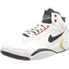 Nike Air Flight Lite Mid, Sneaker Uomo, White/Midnight Navy-University Red, 42.5 EU