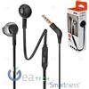 JBL T205 INTRA-AURICOLARE CON FILO COMANDO MICROFONO UNIVERSALE JACK 3,5 mm NERO