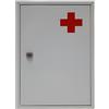 COSE DA CASA Cassetta Pronto Soccorso in Metallo da Parete muro con Chiave Scatola Porta Medi