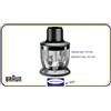 Braun Minipimer Accessorio Mini Tritatutto Mixer Multiquick 7 9 HB7 HB9 MQ70..