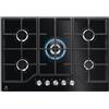 Electrolux EGG7536K Nero Da incasso 74 cm Gas 5 Fornello(i)
