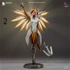 Bulkamancer Mercy Overwatch modello stampato in resina 3D Figurino da assemblare FAN ART