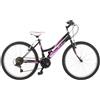 via veneto BICI BICICLETTA 24 MTB RED MOON SHIAMANO 18V BIMBA VELOMARCHE 2 COLORI