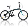 CASCELLA BICI BICICLETTA CASCELLA POCKET PIEGHEVOLE 24' SHIMANO 6V