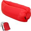 DIVANO SOFA' MATERASSINO GONFIABILE SACCO DA SPIAGGIA MARE MONTAGNA