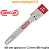 Oregon BARRA LAMA MOTOSEGA OREGON 160SDEA041 40cm PASSO 3/8 LP SPESSORE 1.3mm 56 MAGLIE