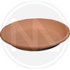 SOTTOVASO TONDO PER VASO Ø 80 cm.. FESTONATO "TERRACOTTA" Ø 60x8H cm.