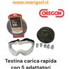 Oregon Kit Decespugliatore OREGON Filo 3x44 mt Testina Maschera batti vai carica rapida