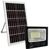 FOYU Faro led luce bianca 100 watt pannello solare crepuscolare telecomando