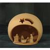 N.01 PRESEPE PALLINA COMPLETO DI SACRA FAMIGLIA PER DECOUPAGE PER DECORAZIONE