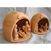 N.02 PRESEPE A FORMA DI PANETTONE REALIZZATI A MANO PER DECOUPAGE - DECORAZIONE