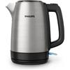 Philips Bollitore Elettrico 1,7L Coperchio a Molla Spia Luminosa in Acciaio Ino