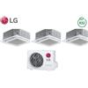 LG Condizionatore LG Inverter Trial a Cassetta R-32 9000+9000+18000 +MU4R25 U40