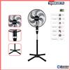Termozeta Ventilatore a Piantana Silenzioso Potente con Oscillazione Pavimento TERMOZETA