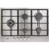 Whirlpool Piano Cottura Whirlpool TGML 761 IX R Acciaio Inox Incasso 73 Cm Gas 5 Fornelli
