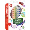 Stabilo Pastelli Stabilo Easy Colors Start Per Destrimani Set 12 Colori + Temperamatite