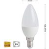 Univers Lampadina led 8 w oliva candela luce bianca calda naturale risparmio energia e14