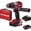 Einhell TE-CD 18/48 Li-i Kit Trapano Avvviatore a Percussione, X2 Batteria 2.0ah