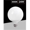 univers Lampadina led 24 w lampada globo sfera luce calda 3000K attacco e27 g125