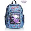 SEVEN ZAINO SEVEN ADVANCED GIRL Starry Rainbow AZZURRO CON PAILLETTES 01002027 000
