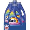 Dash Detersivo Liquido Lavatrice, 100 Lavaggi (4x25), Salva Colore, Brillantezza Per I Capi, Rimuove Le Macchi e Igienizza, Efficace Anche A Freddo E In Cicli Brevi