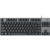 Logitech K835 TKL Mechanical Keyboard Tastiera USB Tedesco Grafite Grigio 920-01