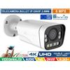 ENVIO TELECAMERA BULLET IP DOUBLE LIGHT 8Mp POE ONVIF H.265+ VISIONE NOTTURNA 40M IP65