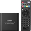 AURANOW Lettore Multimediale 4K, Media Player HDMI per HDD Da 8 Tb/Unità Usb/Scheda TF/