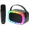 Majestic New Majestic Speaker Kara Ok Black Con Microfono Funzioni Karaoke E Magic Voice