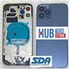Apple SCOCCA POSTERIORE BACK COVER VETRO+FRAME COMPLETA PER IPHONE 12 PRO - 12 PRO MAX