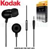 Kodak Auricolari cuffie 100+ con Microfono Cavo e Jack 3.5 mm cuffiette