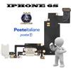 CONNETTORE DI RICARICA Per APPLE IPHONE 6S Flat Microfono + Antenna BIANCO