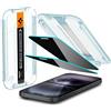 Spigen VETRO TEMPERATO ANTI-SPIA IPHONE 16 15, PROTEZIONE PRIVACY, 2 PEZZI, DUREZZA 9H,