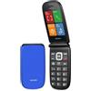 Brondi Raptor 2.8" Dual Sim Tasti Rapidi Torcia Flip Attivo Blue Metal 10281061
