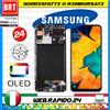 Samsung DISPLAY LCD+TOUCH SCREEN+FRAME OLED PARI ORIGINALE SAMSUNG GALAXY A30S SM A307F
