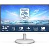 Philips V Line 241V8AW 00 LED Display 23.8" 1920x1080 Pixel Full HD LCD Bianco M