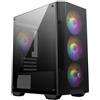 MSI MAG FORGE M100A Computer Case Micro Tower Nero Trasparente Cabinet Case Pc