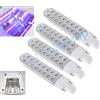 4 BULBI A LED 9W RICAMBI PER LAMPADA UV RICOSTRUZIONE UNGHIE BULBO DI RICAMBIO