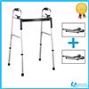 Wimed DEAMBULATORE GIRELLO 4 PUNTALI + 4 RICAMBI CON RUOTE DISABILI ANZIANI - WIMED