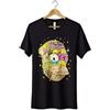JHK - Fruit of the Loom - Payper T-Shirt Maglietta Homer Simpson Trip Psichedelico Tshirt Unisex Cotone Regalo