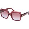 Tom Ford nuovi occhiali da sole brand TOM FORD modello TF 1082 colore Burgundy 66Y