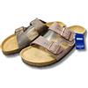 BIRKENSTOCK Sandali Birkenstock Arizona marroni ciabatte in pelle taglia 44 plantare morbido
