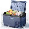 AAOBOSI Frigo Portatile 25L: Frigo da Campeggio Elettrico 12V/220V, IPX4 Impermeabile, -20°C a 20°C - Ideale per Auto, Camion, Camper, Barca, Pesca & Presa di Corrente