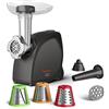 Moulinex ME4728 Successor Tritacarne, 2000 W, 3 Accessori, Taglio (s0f)