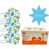 JK MEDICAL Maschera FFP2 per bambini oltre i 3 anni 25 pezzi FFP2 NR senza valvola