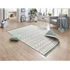 Hanse Home Bougari - Tappeto double-face Kuba, per interni ed esterni, Grün Creme, 160 x 230 cm