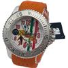 2M PRIMO EMPORIO OROLOGIo 2M primo emporio UOMO MARINER CORONA A VITE BUSSOLA CINTURINO SILICONE