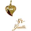 Oro 18kt Ciondolo Cuore Curvo in ORO GIALLO 18KT 750% List 325€