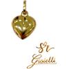 Ciondolo Cuore in ORO GIALLO Bombato ORO 18 KT 750% List. 285€
